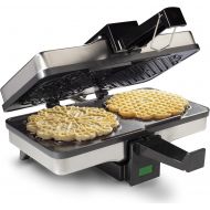CucinaPro Pizzelle Maker- Non-stick Electric Pizzelle Baker Press Makes Two 5-Inch Cookies at Once- Recipes Included, Fun Gift or Birthday Treat