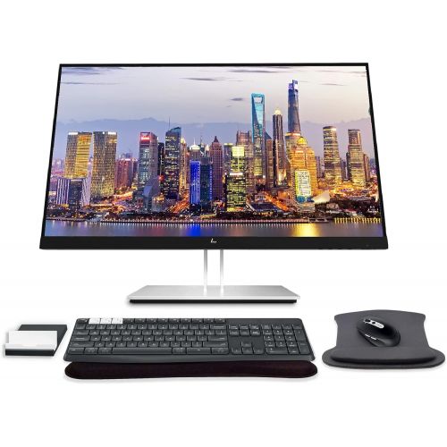 에이치피 HP E24u G4 24 Inch IPS FHD Multi-Device Monitor Bundle with USB Type-C, K375s Bluetooth Keyboard, M585 Bluetooth Mouse, Gel Pads, Compatible with MacBook, MacBook Pro, MacBook Air,