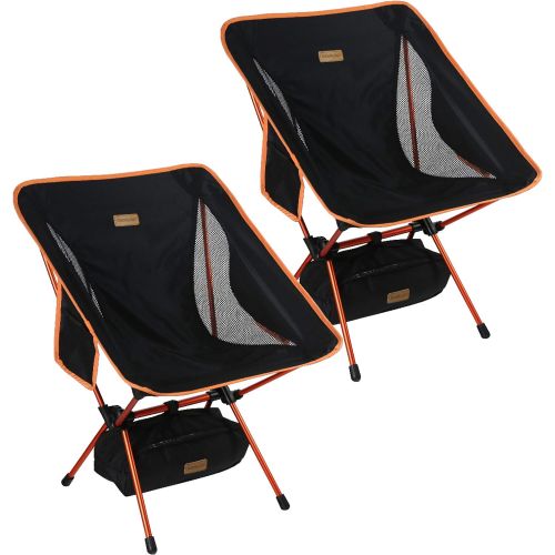 트렉 Trekology 2pc YIZI GO Backpacking Camping Chairs, Lightweight Portable Camping Chair, Foldable Chair, Outdoor Chair, Kids Camp Chair, Camping Chairs 2 Pack for Adults, Folding Chai