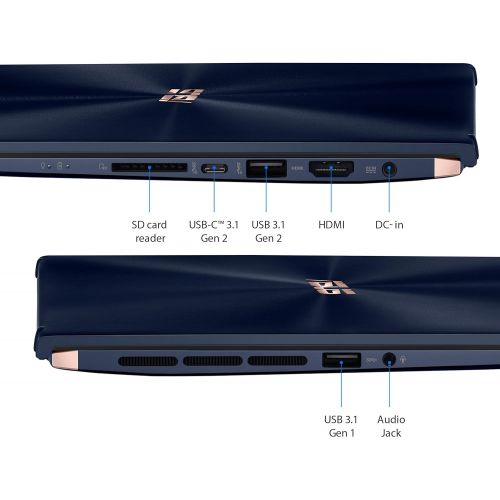 아수스 Asus ZenBook 15 Ultra-Slim Laptop 15.6” FHD NanoEdge Bezel, Intel Core i7-10510U, 16GB RAM, 1TB PCIe SSD, GeForce GTX 1650, Innovative Screenpad 2.0, Windows 10 Pro, UX534FTC-XH77,