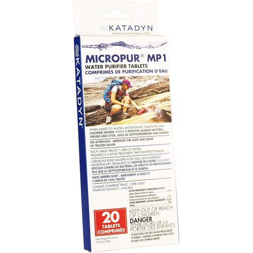  Katadyn Micropur MP1 Purification Tablets (20 count)