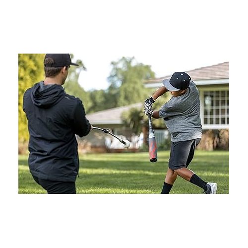 스킬즈 SKLZ Hitting Stick Batting Swing Trainer Select for Baseball with Impact Absorbing Handle, 52