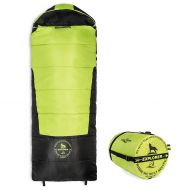 TETON Lucky Bums Youth Explorer 30F/-1C Temperature Rated Envelope Style Sleeping Bag, Compressing Carry Bag Included
