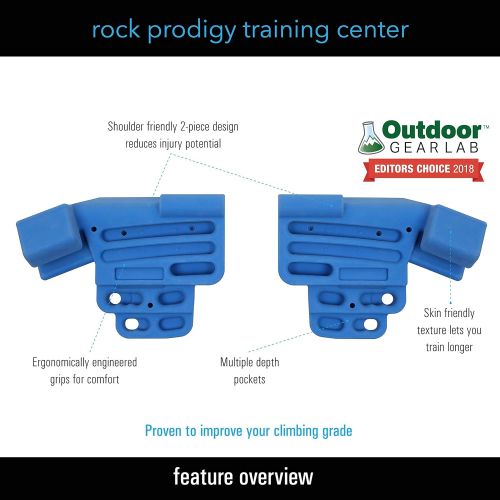  [아마존베스트]TRANGO Rock Prodigy Training Center Hangboard