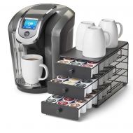 [아마존베스트]Nifty 3-tier Large Capacity Coffee Pod Storage Drawer for K-Cup Pods. 54 Pod Capacity only 7 inches wide