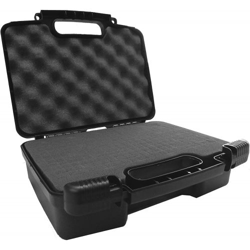  Casematix Travel Hard Case fits Rif6 Cube , UO Smart Beam Laser , AAXA S2 , Tenker Cube S6 , Philips PicoPix Max , LG Minibeam and Amaz-Play Mobile Pico Projector with Small Access