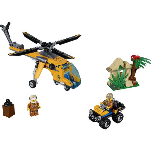  LEGO City Jungle Explorers Jungle Cargo Helicopter 60158 Building Kit (201 Piece)