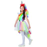 Seasons Rainbow Unicorn Dress Up Costume, Medium (8-10)