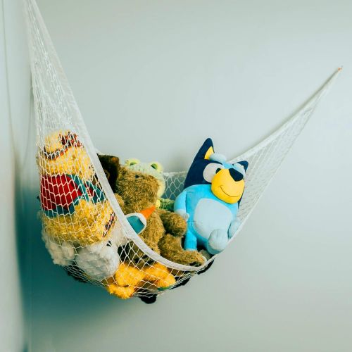  [아마존베스트]Enovoe Stuffed Animal Toy Hammock - Best for Keeping Rooms Clean, Organized and Orderly - Comes with an E-Book, Toy Organizer Storage Net is Durable and Easy to Install