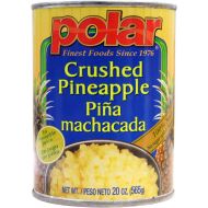MW Polar Foods Crushed Pineapple with Natural Juice, 20-Ounce (Pack of 24)