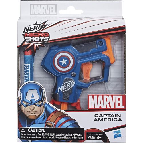 너프 NERF MicroShots Marvel Captain America