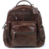 Rawlings Leather Slugger Backpack - Brown