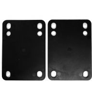 Warehouse Skateboards Standard Black Riser Pads - Set of Two (2) - 1/8