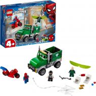 LEGO Marvel Spider-Man Vultures Trucker Robbery 76147 Playset with Buildable Bank Truck Toy and Superhero Minifigures, New 2020 (93 Pieces)