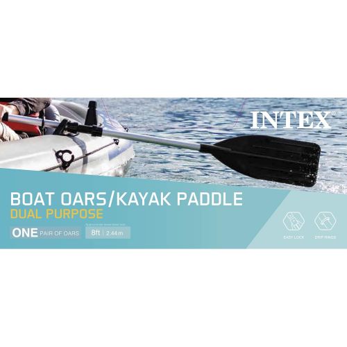 인텍스 Intex Dual Purpose Kayak Paddle/Boat Oars, 1 Pair, 96
