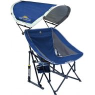 GCI Outdoor Pod Rocker Collapsible Rocking Chair with SunShade