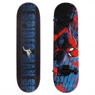 PlayWheels Ultimate Spider-Man 28 Inch Complete Skateboard - Beginner Trick Skateboard for Kids - Spider-Crawl (166437)