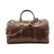 Alberto Bellucci Italian Leather Carry-on Traveler Duffel Bag
