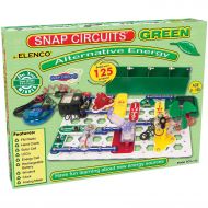 Snap Circuits Green Alternative Energy Electronics Exploration Kit | Over 125 STEM Projects | Full Color Project Manual | 40+ Snap Circuits Parts | STEM Educational Toys for Kids 8