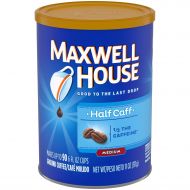 Maxwell House Half Caff Medium Roast Ground Coffee (11 oz Canisters, Pack of 3)