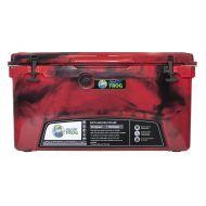 Elkton Frosted Frog Red Camo 75 Quart Ice Chest Heavy Duty High Performance Roto-Molded Commercial Grade Insulated Cooler