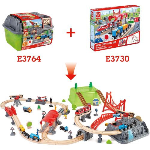  Hape Railway Construction Kit Set 50 Pieces (E3764)