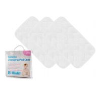 Asani Bamboo Baby Changing Pad Liners with Waterproof Lining (Pack of 3) | Extra-Large 14” x 27” Diaper Station...