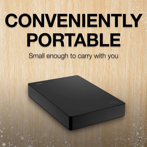  Seagate Portable 5TB External Hard Drive HDD ? USB 3.0 for PC, Mac, PS4, & Xbox - 1-Year Rescue Service (STGX5000400), Black