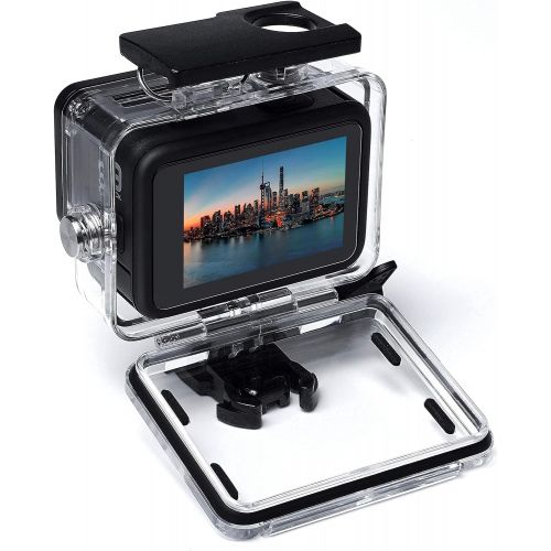  [아마존베스트]FitStill 60M Waterproof Case for GoPro Hero 9 Black, Protective Underwater Dive Housing Shell with Bracket Accessories for Go Pro Hero9 Action Camera