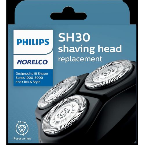 필립스 Philips Norelco Replacement Head for Series 3000, 2000, 1000 and S738 Click & Style