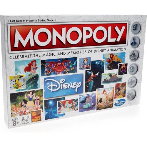 모노폴리 Monopoly Hasbro Gaming Disney Animation Edition Game