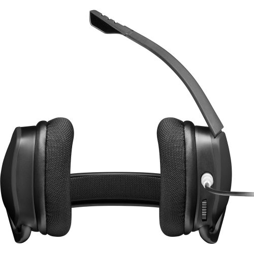 커세어 [아마존베스트]Corsair VOID ELITE Surround Gaming Headset (7.1 Surround Sound, Microfibre and Memory Foam Ear Pads for PC, Xbox One, PS4, Switch and Mobile Devices) Carbon