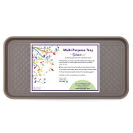 SassiLeaf Multi-Purpose Tray in Decorator Colors - 30” L x 15” W x 1.20” H (Slate Gray)