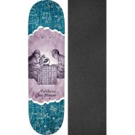 Anti Hero Skateboards Chris Pfanner Its a Sign Skateboard Deck - 8.06 x 31.8 with Mob Grip Perforated Black Griptape - Bundle of 2 Items