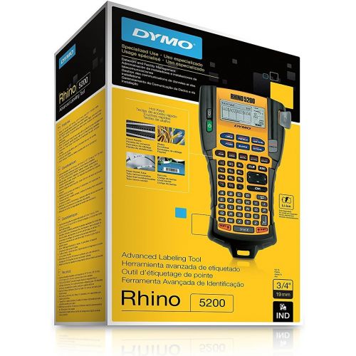  [아마존베스트]DYMO Industrial Label Maker | RhinoPRO 5200 Label Maker, Time-Saving Hot Keys, Prints Fast, Durable Label Maker For Job Sites and Heavy-Duty Labeling Jobs