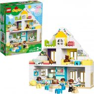LEGO DUPLO Town Modular Playhouse 10929 Dollhouse with Furniture and a Family, Great Educational Toy for Toddlers, New 2020 (130 Pieces)