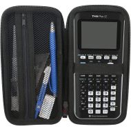 Khanka Hard Travel Case Replacement for Texas Instruments TI-84 Plus CE Graphing Calculator Mesh Pocket for Other Accessories