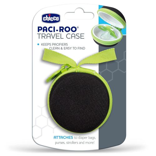 치코 Chicco Paci-Roo Portable Pacifier Holder / Travel Case with Velcro Attachment Loop