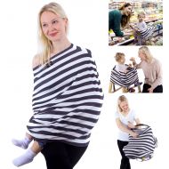 Love Bunny Nursing Breastfeeding Cover Multi-Purpose Use for Car Seat Canopy, Nursing, Shopping Cart,...