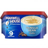 Maxwell House International Cafe Vanilla Bean Latte Coffee Blend (8.5oz Jars, Pack of 8)