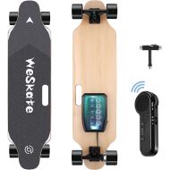 WeSkate 35 Electric Skateboard Longboard, 8 Layers Maple Complete Cruiser with Wireless Remote Control, 350W,12 MPH Top Speed, for Kids, Teenagers & Adults, 3 Speed Adjustment,11 M