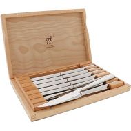 ZWILLING Razor-Sharp Steak Knives set of 8, German Engineered Informed by 290+ Years of Mastery, Silver