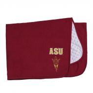Fast Asleep NCAA Arizona State Sun Devils Baby Blanket for Boy or Girl Red