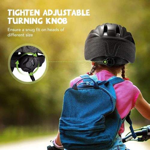  AKASO Kids Bike Helmet, Multi-Sport Toddler Helmet for Cycling Skateboard Scooter, Adjustable Child Helmet for Age 1-8