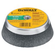 DEWALT DW4965 6-Inch by 2-Inch by 5/8-Inch-11 Concrete/Masonry Grinding Steel Backed Cup Wheel