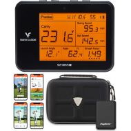 Swing Caddie SC300i Portable Golf Launch Monitor - Accurate Carry/Total Distance, Smash Factor, Ball Speed Doppler Shot Tracker Power Bundle with PlayBetter Portable Charger & Voic