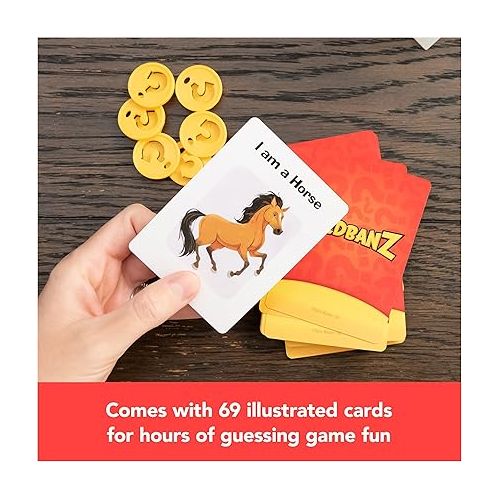  Hedbanz 2023 Edition Cards Picture Guessing Board Game- Family Games | Games for Family Game Night| Kids Games | Card Games for Families & Kids Ages 6 and up