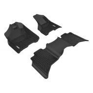ARIES 2801909 StyleGuard XD Black Custom Truck Floor Liners for Ram 1500, 2500, 3500, 1st and 2nd Row
