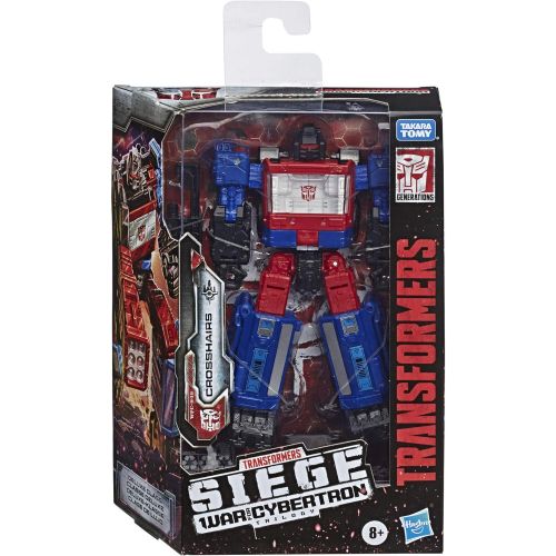 트랜스포머 Transformers Toys Generations War for Cybertron Deluxe Wfc-S49 Crosshairs Figure - Siege Chapter - Adults & Kids Ages 8 & Up, 5