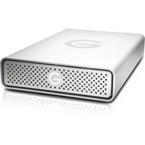  G-Technology 4TB G-DRIVE USB 3.0 Desktop External Hard Drive, Silver - Compact, High-Performance Storage - 0G03594-1